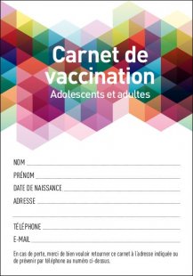 Carnet de vaccination. Adolescents et adultes 2022
