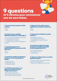 9 questions et 5 minutes pour commencer une vie sans tabac.